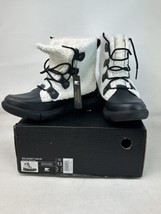 Sorel Explorer II Joan Cozy Waterproof Insulated Boots Black White Women... - £71.21 GBP