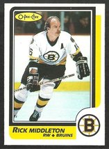 1986 OPC Boston Bruins Team Lot 8 Rick Middleton Randy Burridge RC Steve Kasper - £4.82 GBP