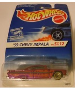 Hot Wheels 1959 Chevy Impala 1:64 scale Die cast MOC #5 of 12 Sealed - £6.09 GBP