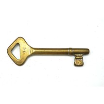 Solide Fonte Bronze Squelette Clé Grand 4 &quot; Numéro 72 - £27.06 GBP