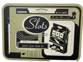 Front Porch Classic Slots Games To Go In Metal Travel Tin New - $12.60