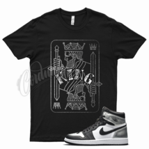 Black KING T Shirt to match J1 1 Metallic Silver Toe Air Force Max 90 - £20.55 GBP+