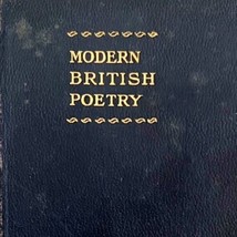Modern British Poetry 1920 1st Edition HC Poems Various Authors Antique Book E67 - £31.45 GBP