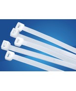 20 inch Nylon CABLE TIES white 20&quot; long x 3/16&quot; Wide 50 lb locking cord ... - $18.11