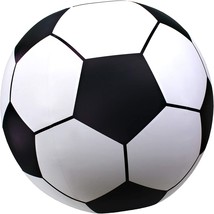 GoFloats Giant Inflatable Soccer Ball - Made From Premium, Black &amp; White... - $39.99