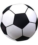 GoFloats Giant Inflatable Soccer Ball - Made From Premium, Black &amp; White... - £31.86 GBP