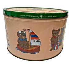 Vtg Intergoods Bakery Poul Friis Collectable Cookie Bear Tin Limited Edi... - £9.90 GBP