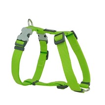 Red Dingo Plain Lime Green Dog Harness 12mm x (Neck: 25-39cm / Body 30-44cm)  - £28.77 GBP