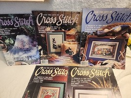 For the Love of Cross Stitch Leisure Arts Magazine Lot of 5 From 1991 - $404.58 MXN