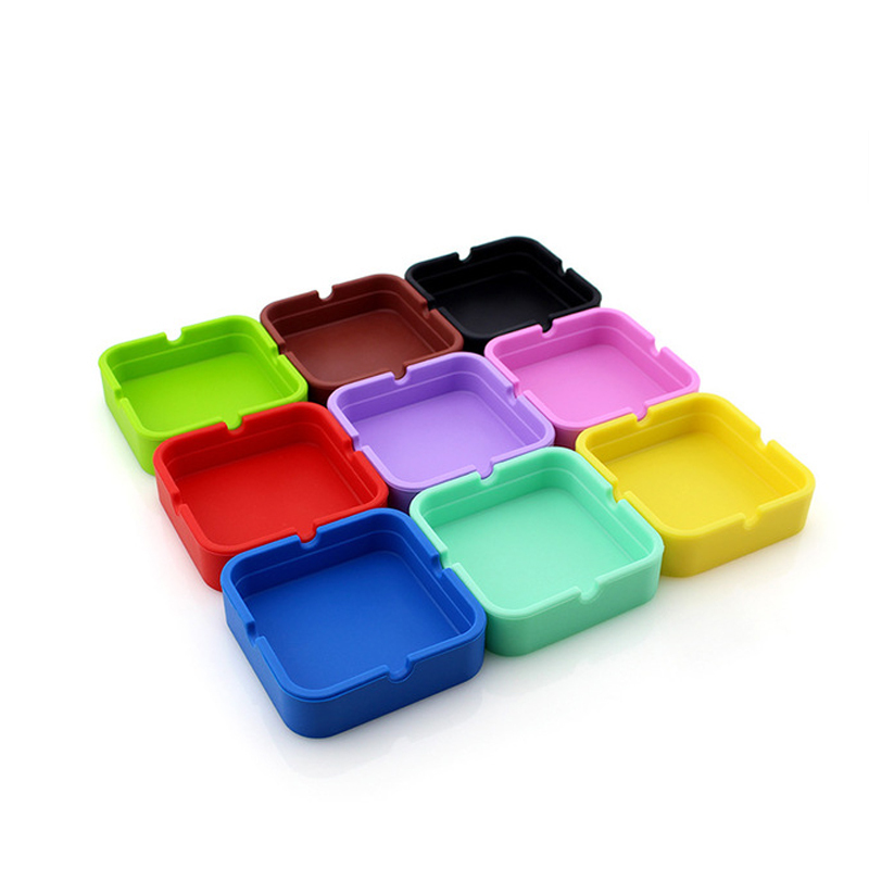 Mini Square Silicone Ashtray