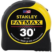 STANLEY FATMAX Tape Measure, 30-Foot (33-730) - $31.95