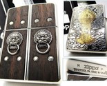 Armor Gate of Happiness Wood Inlay Zippo Double Sides 2021 MIB Rare - $154.00