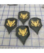 Vintage Pair of US Army Specialist Rank E4 Gold Eagle Shoulder Uniform P... - $11.97