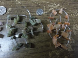Bead Lot 12 strands chip Unakite and AVENTURINE B007 - $18.99