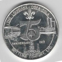 The Louisiana Coca-Cola Bottling Company LTD 75 Years 999 Silver Coin Ingot - $48.51