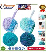 Elegant 4-Pack Loofah Sponges - Large Exfoliating Scrubbers for Luxuriou... - $315.07 MXN