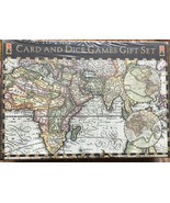 NEW Innovage Globe World Map Card &amp; Dice Game Gift Set - $9.10 CAD