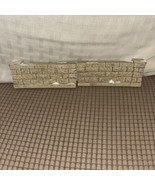 Dept 56 Village Camden Park Square Replacement Straight Stone Wall Set of 2 - $373.19 MXN