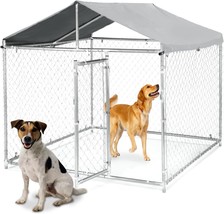 Heavy Duty Dog Crate With Pointed Roof, 79 * 79 * 70 Inch Indestructible Large K - $99.99