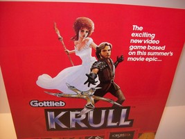 Krull Arcade FLYER Original Unused 1983 Video Game Movie Vintage Art Retro Promo - £47.57 GBP