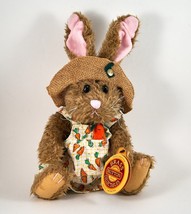 Easter Rabbit Flora &quot;The Hare of Serenity&quot; Plush Brass Button Collectabl... - $10.99