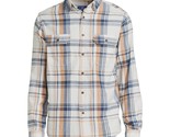 GEORGE Men&#39;s Super Soft Flannel Shirt Size 2XL 50-52 Plaid New - £7.78 GBP
