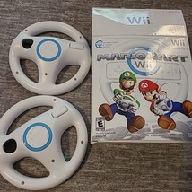Mario Kart Racing Steering Wheel x2 for Nintendo Wii in Box - No Game Included  - £11.78 GBP