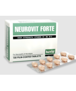 2 Boxs NEUROVIT FORTE 100&#39;s Vitamin B Complex B1, B6, B12 High Strength ... - £47.72 GBP