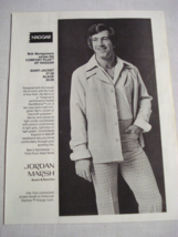 1976 Ad Jordan Marsh Boston Red Sox Catcher Bob Montgomery Hagger Shirt-Jacket - £6.12 GBP