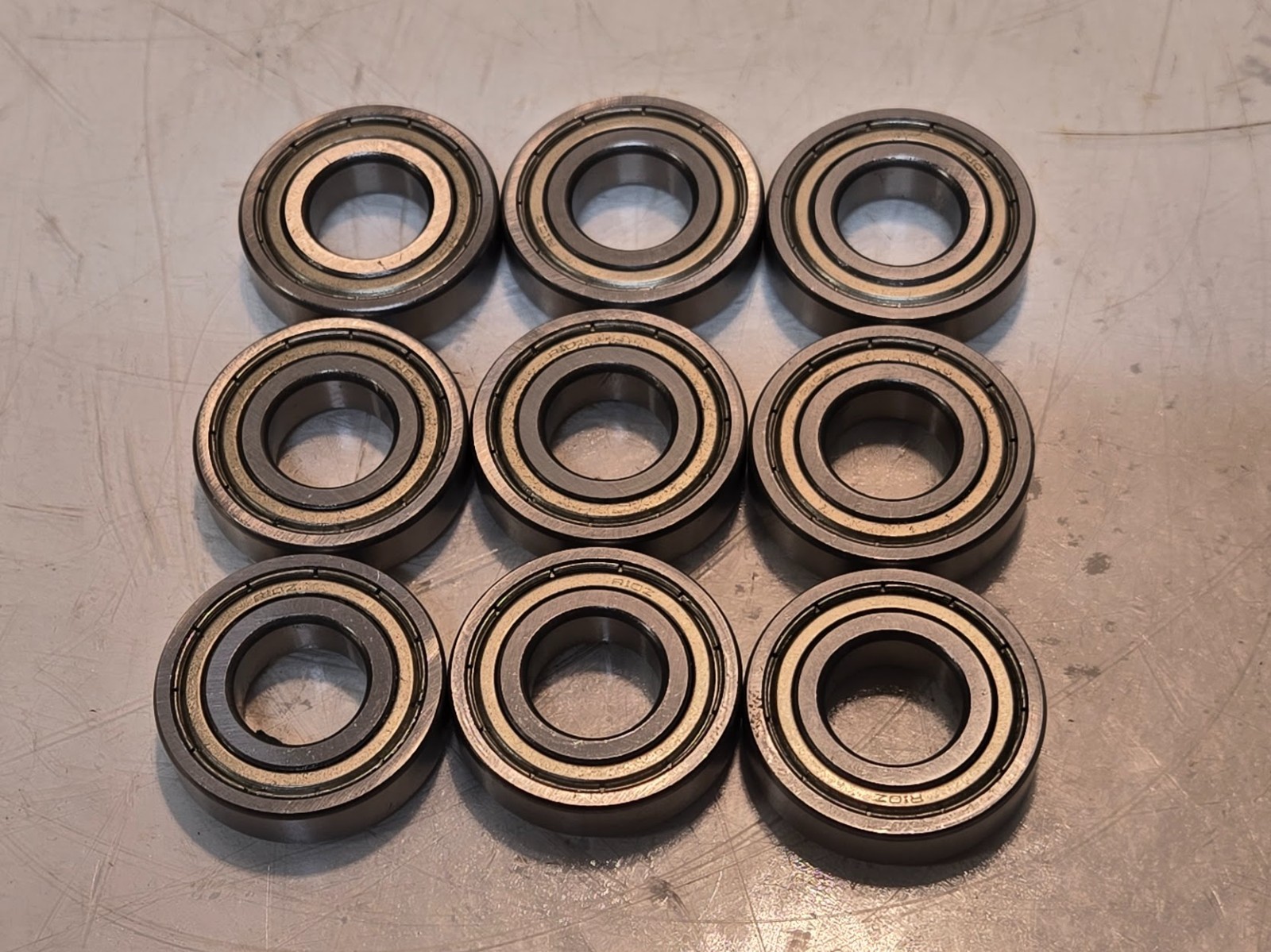 9 Quantity of Metal Shielded Bearings R10Z | 1-3/8&quot; OD x 5/8&quot; Bore (9 Qty) - $35.99