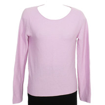 EILEEN FISHER Quartz Purple Washable Fine Wool Crepe Sweater M - £71.93 GBP