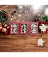 Lot o 3 Hallmark Keepsake Miniature Decorative Ornaments 2018 - $29.69