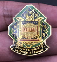 1987 Unocal 7 Pennants in 25 Years LA Dodgers Pin #4 Dodger Stadium - £6.16 GBP