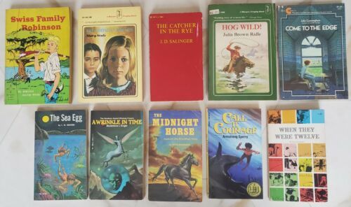 Lot of 10 Vintage YA Young Adult Fiction Books Book Fair Paper Backs 195... - $29.50