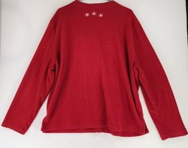 Premier Sweater Womens 2XLarge Red Ugly Christmas Vintage Snowflake Butt... - £30.02 GBP