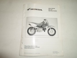 2004 Honda CRF50F Set Up Instructions Manual Loose Leaf Minor Clothing 0... - $21.95