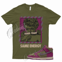 ENERGY T Shirt for N Dunk High Dynamic Berry Grand Purple Pilgrim Olive Tan 1 - £20.16 GBP+