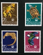 Liechtenstein #583-6 Animals WWF - MNH - £3.20 GBP