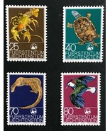 Liechtenstein #583-6 Animals WWF - MNH - £3.14 GBP