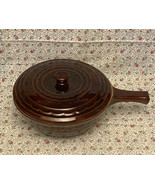 Vintage Mar-Crest Daisy &amp; Dot French handled casserole with lid Colorado... - $20.00