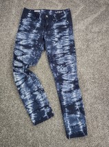 GAP Jeans Womens 26 Blue Tie Dye 1969 Always Skinny Stretch Denim Ankle ... - $15.99