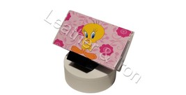 Tweety Bird Design Vinyl Checkbook Cover Tweety Pink - £6.99 GBP