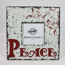 Vintage Christmas Peace Photo 9x9 Inch Frame 4x4 Inch Picture Square - £12.99 GBP