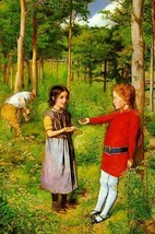 The woodman&#39;s daughter by John Everett Millais - Art Print - £17.52 GBP+