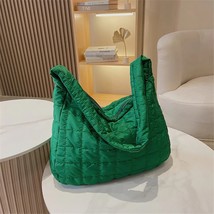 Large Capacity Green Women Shopping Bag High Quality Cloth  Bags for Women New W - £104.10 GBP