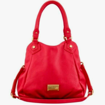 MARC JACOBS CLASSIC Q FRANCESCA ROCK LOBSTER RED LEATHER SHOULDER TOTENWT! - $272.74