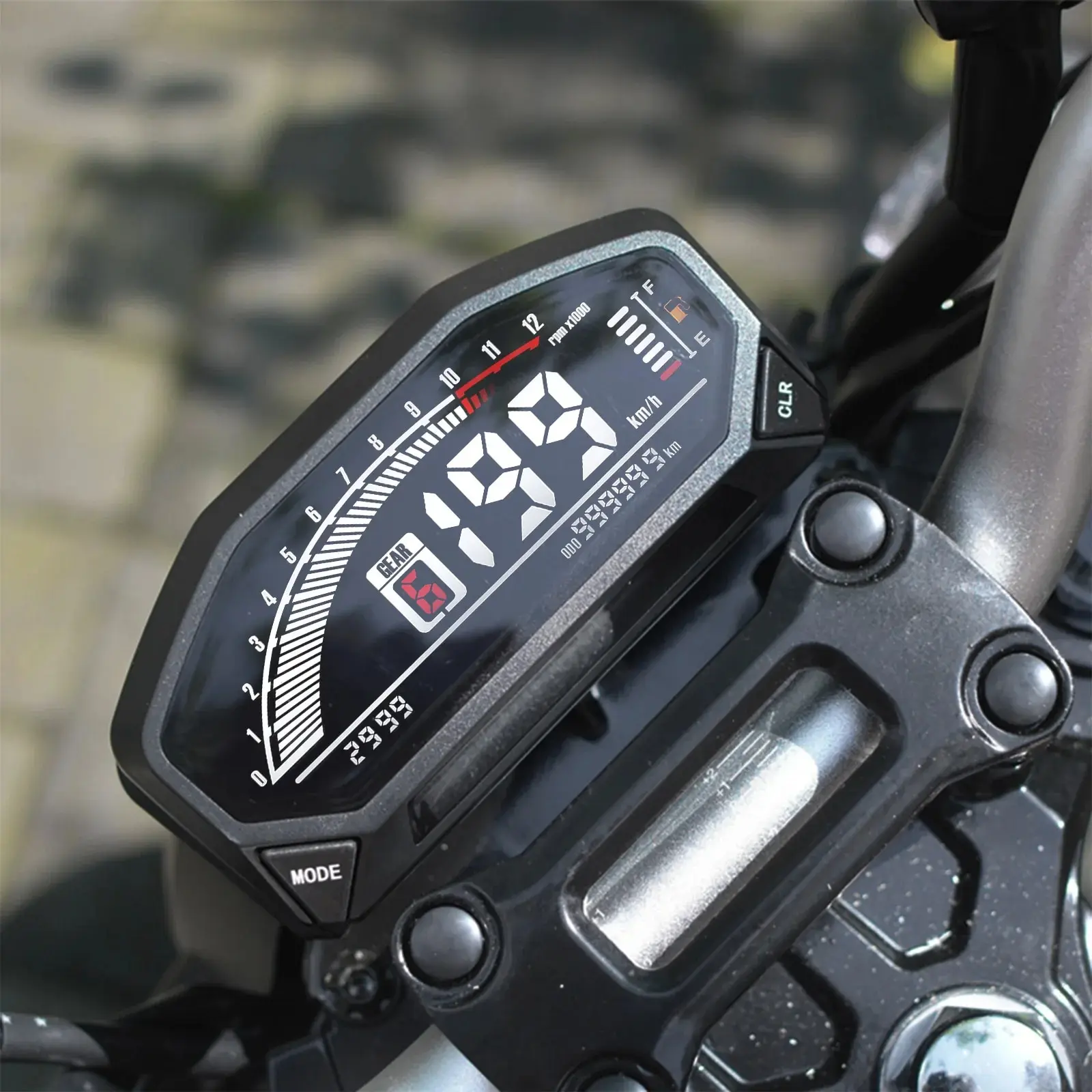 Motorcycle Accessories Universal LED LCD Speedometer Digital Backlight - £54.19 GBP