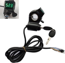 Thumb Throttle Accelerator Lcd Display Voltage For Yuandai 12V-99V, Bikes. - £35.60 GBP