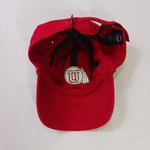 '47 University Of Utah Men's Red Hat Cap Back Strap With Buckle image 7
