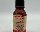 Amber Glass Mercurochrome 1/2 oz Bottle Penslar HW&amp;D Brand of Merbromin ... - $18.37